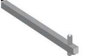 Komponenten für Schaltkästen und Schränke - ABB Shaft oxs6x250 - 1SCA101660R1001