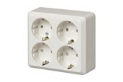 Schaltereinheiten - ABB Socket outlet schuko 4-g screwless term - 2TKA001001G1