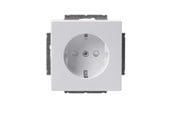 Schaltereinheiten - ABB Socket outlet schuko 1-g ip21 white - 2TKA003846G1
