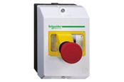 Komponenten für Schaltkästen und Schränke - Schneider Electric Tesys gv2 emergency stop pushbutton - latching - turn to rel - GV2K031