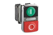 Druckknöpfe und Signalgeräte - Schneider Electric Complete metal double headed pushbuttons - XB4BW73731B5