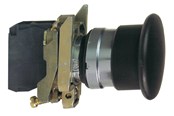 Druckknöpfe und Signalgeräte - Schneider Electric Harmony toad print complete with ø40 mm toad head in black w - XB4BC21