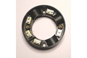 Schaltereinheiten - Csp Mounting box 4 inputs and earth a-model thermoplastic black - 7420000421