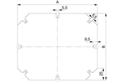 Schaltkästen und Schränke - Schneider Electric Plain mounting plate box 300x300 - NSYAMPM2924TB