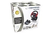 Gaming Zubehör - Esperanza Wheel and pedals set - Wired Controller - PC - EG103