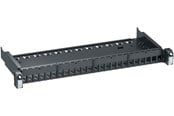 Kupferverkabelung - LK Actassi 19-c patch panel sliding basic 19 1u 24pt s-onedpm f - VDIG011241F