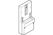 Schaltkästen und Schränke - LK empty consumer unit - um-s - light grey - for pin connect - 169D1102