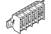 Schaltkästen und Schränke - LK metering terminal block for im-l and l-um (80a) current - 169A1114