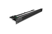 Kupferverkabelung - Leviton Voice patch panel 50xrj45.1u black - C5CPNLU504PK2M