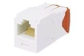 Netzwerkzubehör - PANDUIT Mini-com module cat 5e utp 8 pos 8 wire universal red. - CJ5E88TGRD