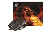 Maus - Rebeltec Red Dragon - mouse - USB - Maus (Schwarz) - RBLMYS00036
