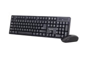 Tastaturen - Gembird KBS-W-01 - keyboard and mouse set - US - black - Tastatur & Maus Set - Englisch (US) - Schwarz - KBS-W-01