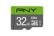 Speicherkarten - PNY Elite MicroSD/SD - 100MB/s - 32GB - P-SDU32GU185GW-GE