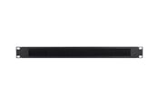 Rack-Gehäuse - Inter-Tech 19" Platte m. Bürste 1HE bk | Kabelfü - 88887151