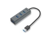 USB-Hubs - I-Tec USB 3.0 Metal Passive HUB - USB 3.0 - 4-Port USB-Hubs - USB 3.2 - 4 - Grau - U3HUBMETAL403