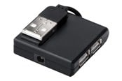 USB-Hubs - MicroConnect Connect - hub - 4 ports USB-Hubs - 4 - Schwarz - MC-USB2.0HUB4P