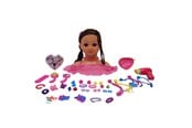 Puppen & Zubehör - Happy Friend Make Up & Hairstyling Head Brown Hair B/O - 504403