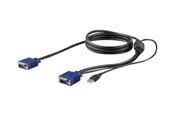 KVM Kabel - StarTech.com 6ft / 1.8m USB KVM Cable for Rackmount Consoles - VGA and USB - video / USB cable - 1.8 m - RKCONSUV6