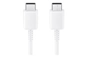 USB Kabel - Samsung USB cable USB-C (M) to USB-C (M) USB 2.0 (Max 3A/25W) 1 m white - EP-DA705BWEGWW
