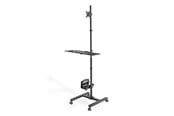 Monitorhalterung - DIGITUS Mobile Workstation (Monitor Mount PC Holder) - DA-90374