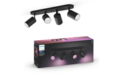 Smart-Home - Philips Hue Fugato 4-er Spots 5.7W - schwarz - 929003810201