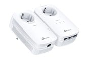 Netzwerkgeräte - TP-Link TL-PA8033P KIT AV1300 3-Port Gigabit Passthrough Powerline Starter Kit - TL-PA8033P KIT