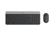 Tastaturen - Logitech Slim Wireless Combo MK470 - Tastatur & Maus Set - Deutsch - Grau - 920-009188