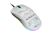 Maus - DUTZO Keiryō RGB - Matt White - Gaming Maus (Weiß mit RGB Licht) - KEIRYO3389-RGB-MW