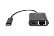 Netzwerkadapter (Netzkarte, Druckserver, u.s.w.) - DIGITUS USB Type-C Gigabit Ethernet (with 60W PD) - DN-3027