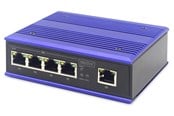 Switches - DIGITUS DN-651118 4 Port Gigabit Network Switch Industrial Unmanaged 1 RJ45 Uplink - DN-651118