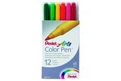 Utensilien zum Schreiben und Zeichnen - Pentel S360-12 Color Pen ass. - S360-12