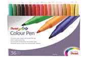 Hobby-Zubehör - Pentel S360-36 Color Pen ass. - S360-36