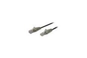 Netzwerk - Kabel - StarTech.com 2m CAT6 Cable - Black Slim CAT6 Patch Cord - Snagless - LSZH - patch cable - 2 m - black - Schwarz - 2m - N6PAT200CMBKS