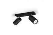 Lampen - Philips Kosipo Spotschiene 2xGU10, schwarz - 915005531901