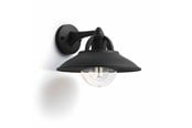 Lampen - Philips Cormorant wall lantern black 1x42W 230V - 915005553301