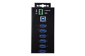 USB-Hubs - StarTech.com 10-Port Industrial USB 3.0 Hub with External Power Adapter - hub - 10 ports USB-Hubs - USB 3.2 - 10 - Schwarz - HB30A10AME