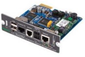 Netzwerkadapter (Netzkarte, Druckserver, u.s.w.) - APC Network Management Card 2 with Environmental Monitoring Out of Band Management and Modbus - remote management adapter - AP9635
