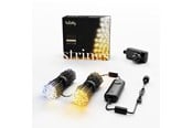 Smart-Home - Twinkly Strings – 250 App-Controlled Warm to Cool White LEDs. 20 Meters. Black Wire. - TWS250GOP-BEU
