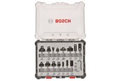 Motorhacke - Bosch Bosc Fräsersatz 15 pcs Mixed 6mm shank | 260701747 - 2607017471