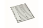Taschen, Umschläge und Register - Bantex Strong-Line®Indexes 1-54 Grey - 100204678