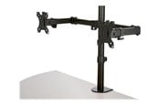 Monitorhalterung - StarTech.com Desk Mount Dual Monitor Arm - Crossbar - Articulating - Steel - desk mount (adjustable arm) - ARMDUAL2