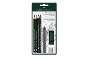 Utensilien zum Schreiben und Zeichnen - Faber-Castell Pitt Graphite set - crayon and pencil set - 5 pieces - 112997