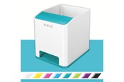 Schreibtischzubehör - Leitz WOW Sound Stifteköcher Duo Colour Eisblau - 53631051