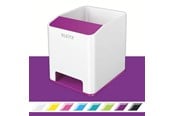 Schreibtischzubehör - Leitz WOW Sound Stifteköcher Duo Colour Violett - 53631062