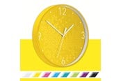 Einrichtung - Leitz WOW Wanduhr Gelb - 90150016
