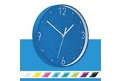 Einrichtung - Leitz WOW Wanduhr Blau - 90150036