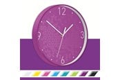 Einrichtung - Leitz WOW Wanduhr Violett - 90150062