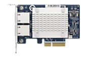 Netzwerkadapter (Netzkarte, Druckserver, u.s.w.) - QNAP dual port 5GbE multi-Gig exp card/ PCIe suppo - QXG-5G2T-111C