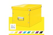 Archivierung und Aufbewahrung - Leitz Click & Store WOW Aufbewahrungs- und Transportbox Cube Groß Gelb - 61080016