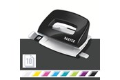 Locher und Tacker - Leitz  NeXXt WOW Mini-Locher Schwarz - 50601095